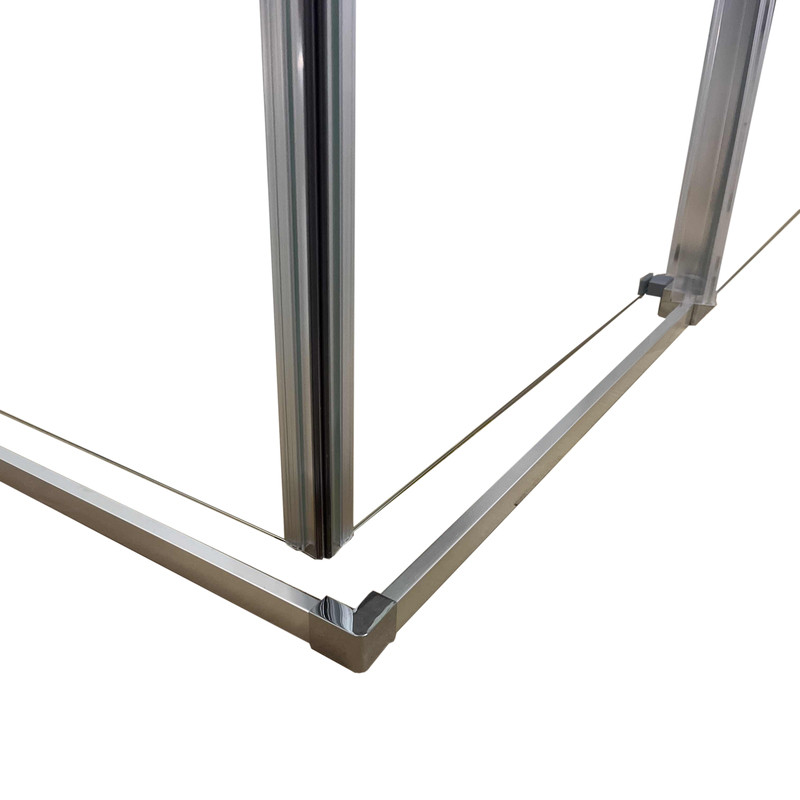 Душова кабіна без піддону KOER SR SC03-90x90x200-TR-01 прозоре скло Easy Clean 6мм, хром - Зображення 5