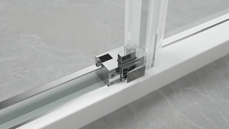 Душова кабіна без піддону KOER SR SC03-90x90x200-TR-01 прозоре скло Easy Clean 6мм, хром - Зображення 10
