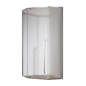 Душова кабіна без піддону KOER SR SC06-100x100x200-TR-01 прозоре скло Easy Clean 8мм, хром