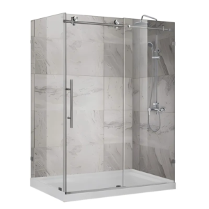 Душова кабіна без піддону KOER SR SC07-120x90x200-TR-01 прозоре скло Easy Clean 8мм, хром