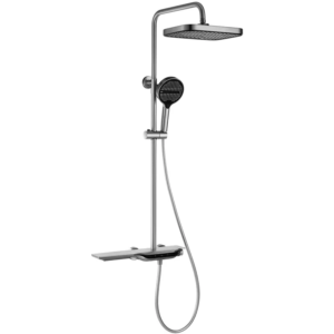 Душова колона з термостатичним змішувачем MIXXUS PREMIUM SPACE-009-J CHROME з кнопковим перемикачем, 3 режими