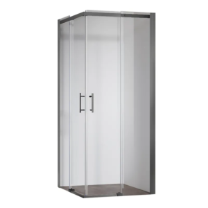 Душова кабіна без піддону KOER SR SC03-90x90x200-TR-07 прозоре скло Easy Clean 6мм, графіт