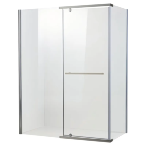 Душова кабіна без піддону KOER SR SC01-120x80x200-TR-01 прозоре скло Easy Clean 8мм, хром
