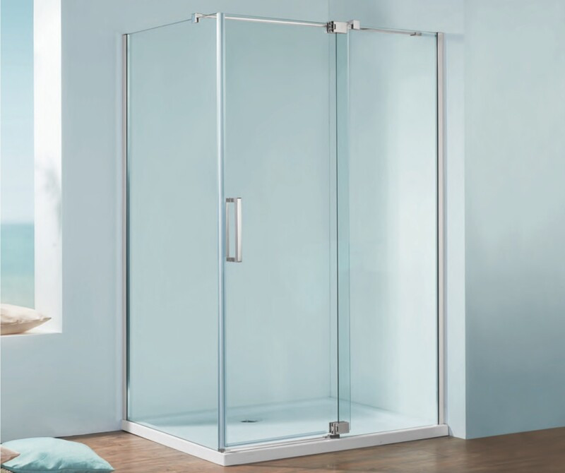 Душова кабіна без піддону KOER SR SC02-120x90x200-TR-01 прозоре скло Easy Clean 8мм, хром - Зображення 6