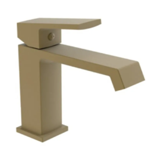Змішувач для умивальника HAIBA GAUDI 001 BRUSHED GOLD