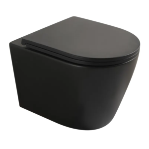 Унітаз підвісний Mixxus Premium BEVEL-0304-T1 BLACK 480x360x360mm сист. змиву TORNADO 1.0