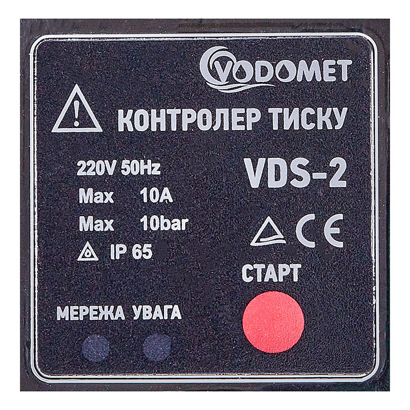 Контролер тиску Vodomet VDS-2 електронний для насоса 1,1кВт, 1" - Зображення 4