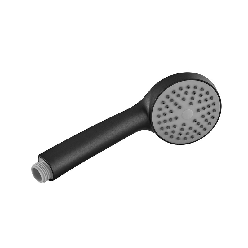 Змішувач для ванни Plamix CEZAR-009 EURO SET Matte black, зі шлангом, лійкою та кронштейном - Зображення 2