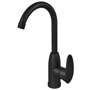Змішувач для кухні Plamix Cezar-011-B SET Matte black
