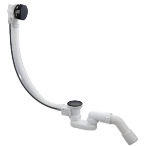 Сифон для ванни KOER BD-04-05 напівавтоматичний з переливом, без ревізії 1 1/2''