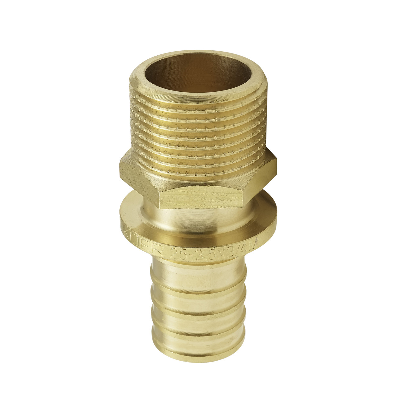 Перехідник з ЗР Koer KA.A08M-25 - 25(3.5mm) x 3/4"M (KR4853) - Зображення 3