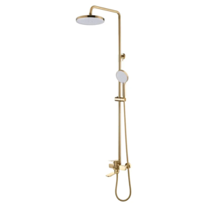 Душова колона зі змішувачем Mixxus Wilson 009-J Brushed Gold