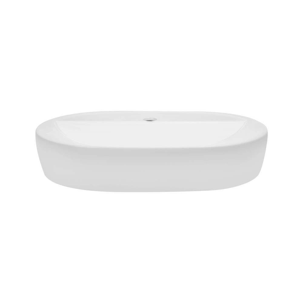 Раковина накладна Mixxus Premium ELLIPSE-0204 600х380х115mm з отвором під змішувач - Зображення 5