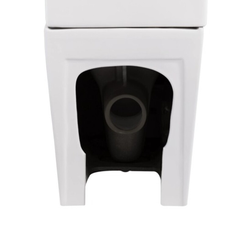 Чаша унітазу-компакту Mixxus Premium Quadro-0402-R Bowl 675х390х855 Rimless без сидіння - Зображення 2