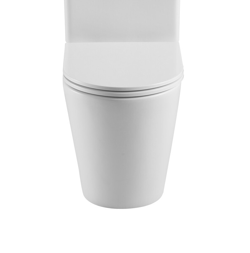 Чаша унітазу-компакту Mixxus Premium BEVEL-0401-T1 625×390×845 мм система змиву TORNADO 1.0 без сидіння, білий - Зображення 4