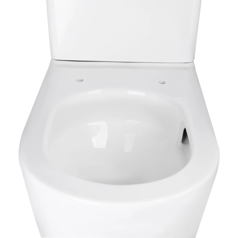 Чаша унітазу-компакту Mixxus Premium BEVEL-0401-T1 625×390×845 мм система змиву TORNADO 1.0 без сидіння, білий - Зображення 5