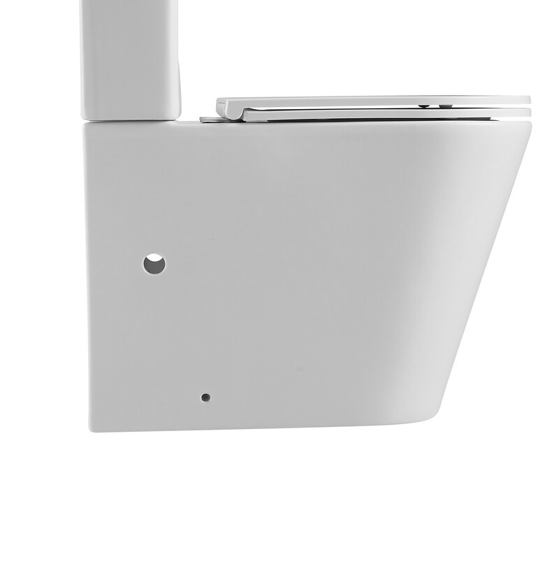Чаша унітазу-компакту Mixxus Premium BEVEL-0401-T1 625×390×845 мм система змиву TORNADO 1.0 без сидіння, білий - Зображення 7