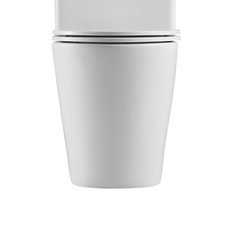 Чаша унітазу-компакту Mixxus Premium BEVEL-0401-T1 625×390×845 мм система змиву TORNADO 1.0 без сидіння, білий - Зображення 8