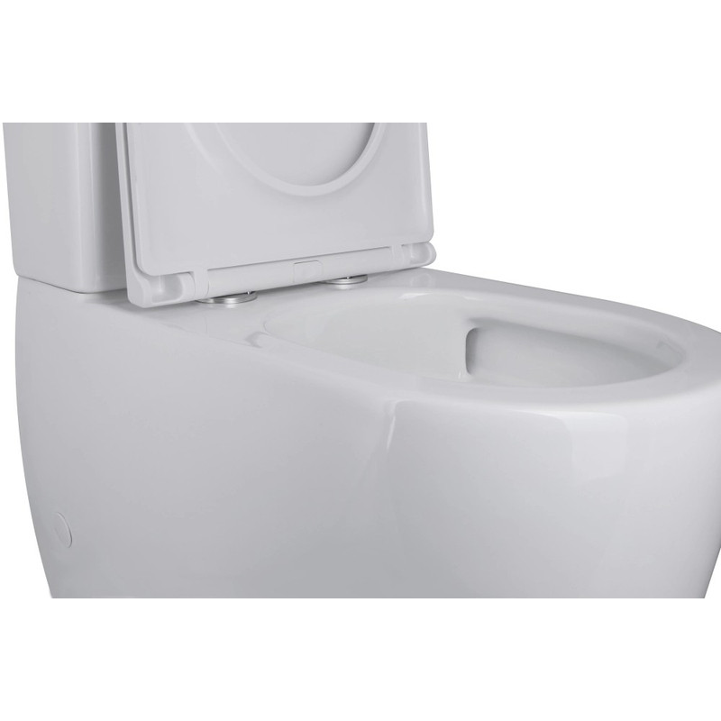 Чаша унітазу-компакту Mixxus Premium Ellipse-0402-T1 Bowl 660х390х855 Tornado 1.0 без сидіння - Зображення 3