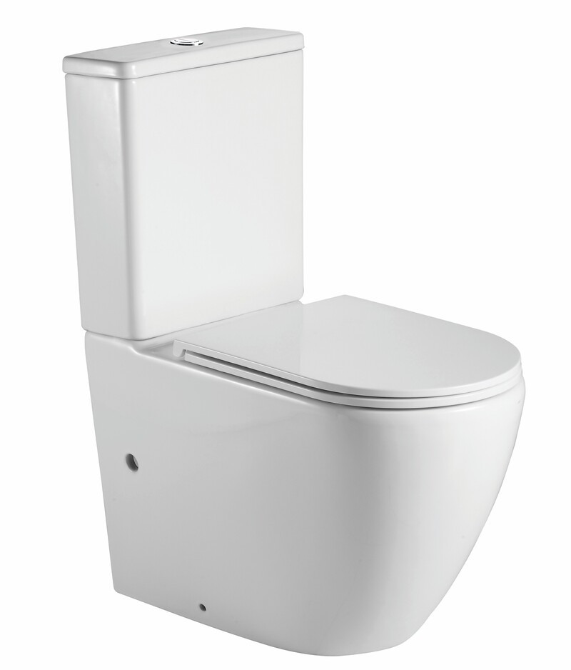 Чаша унітазу-компакту Mixxus Premium Ellipse-0402-T1 Bowl 660х390х855 Tornado 1.0 без сидіння - Зображення 8