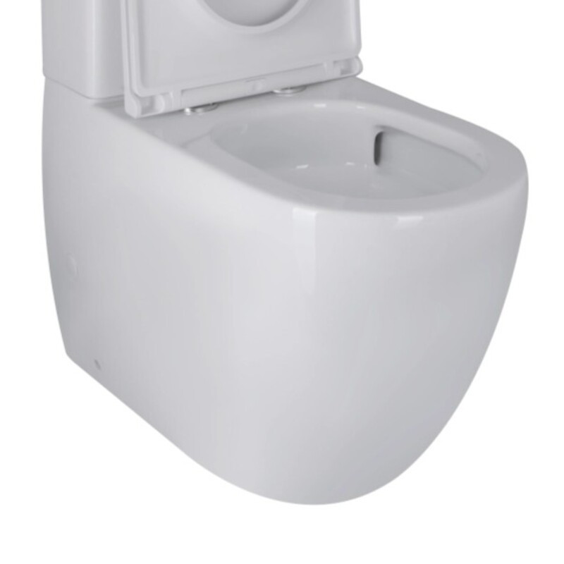 Чаша унітазу-компакту Mixxus Premium ELLIPSE-0401-T1 630×390×840 мм система змиву TORNADO 1.0 без сидіння, білий - Зображення 4