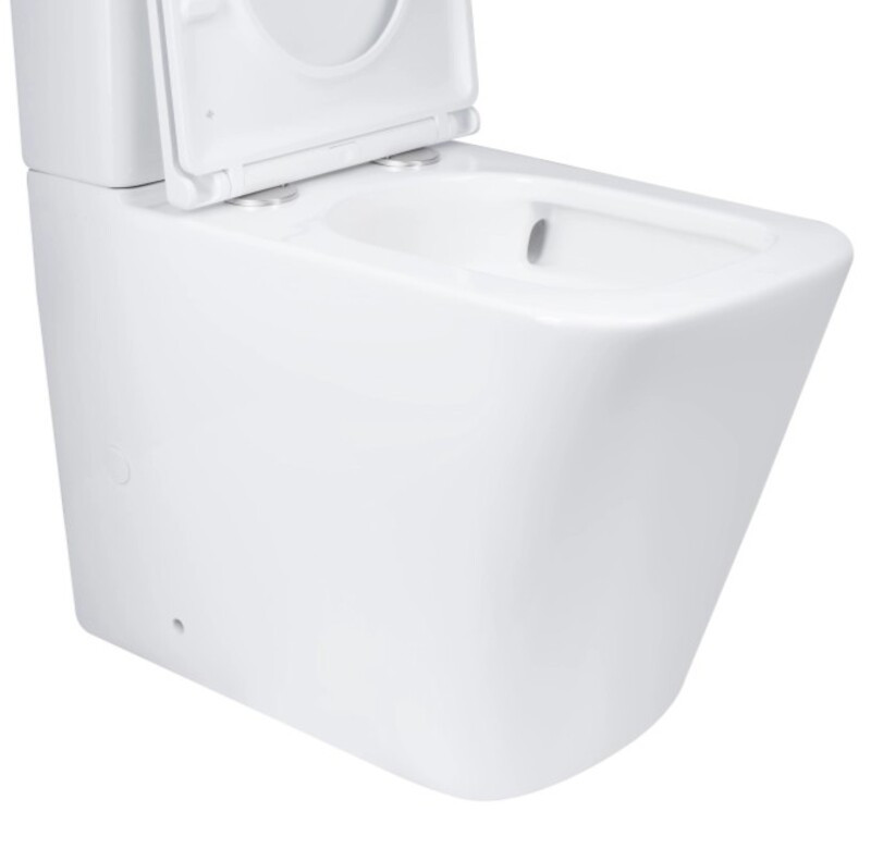 Чаша унітазу-компакту Mixxus Premium Quadro-0401-T1 Bowl 610х365х825 Tornado 1.0 без сидіння - Зображення 3