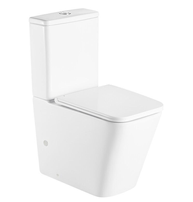 Чаша унітазу-компакту Mixxus Premium Quadro-0401-T1 Bowl 610х365х825 Tornado 1.0 без сидіння - Зображення 6