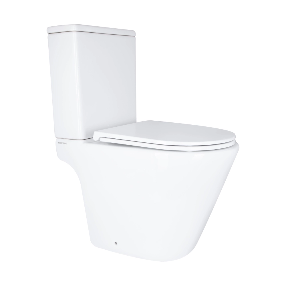 Чаша унітазу-компакту Mixxus Bevel-0405-R Bowl 605х370х800 Rimless без сидіння - Зображення 5