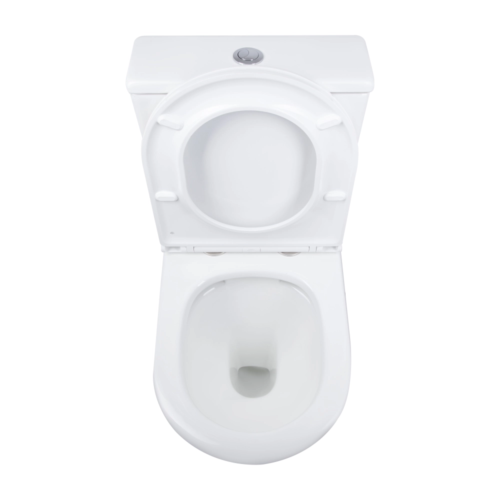 Чаша унітазу-компакту Mixxus Bevel-0405-R Bowl 605х370х800 Rimless без сидіння - Зображення 8