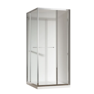 Душова кабіна без піддону KOER SR SC09-90x90x200-L-TR-01 прозоре скло Easy Clean 6мм Хром