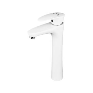 Змішувач для умивальника Plamix Cezar-001 HIGH SET White