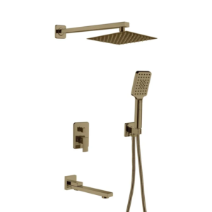 Вбудована душова система Haiba KUBUS 009 BRUSHED GOLD