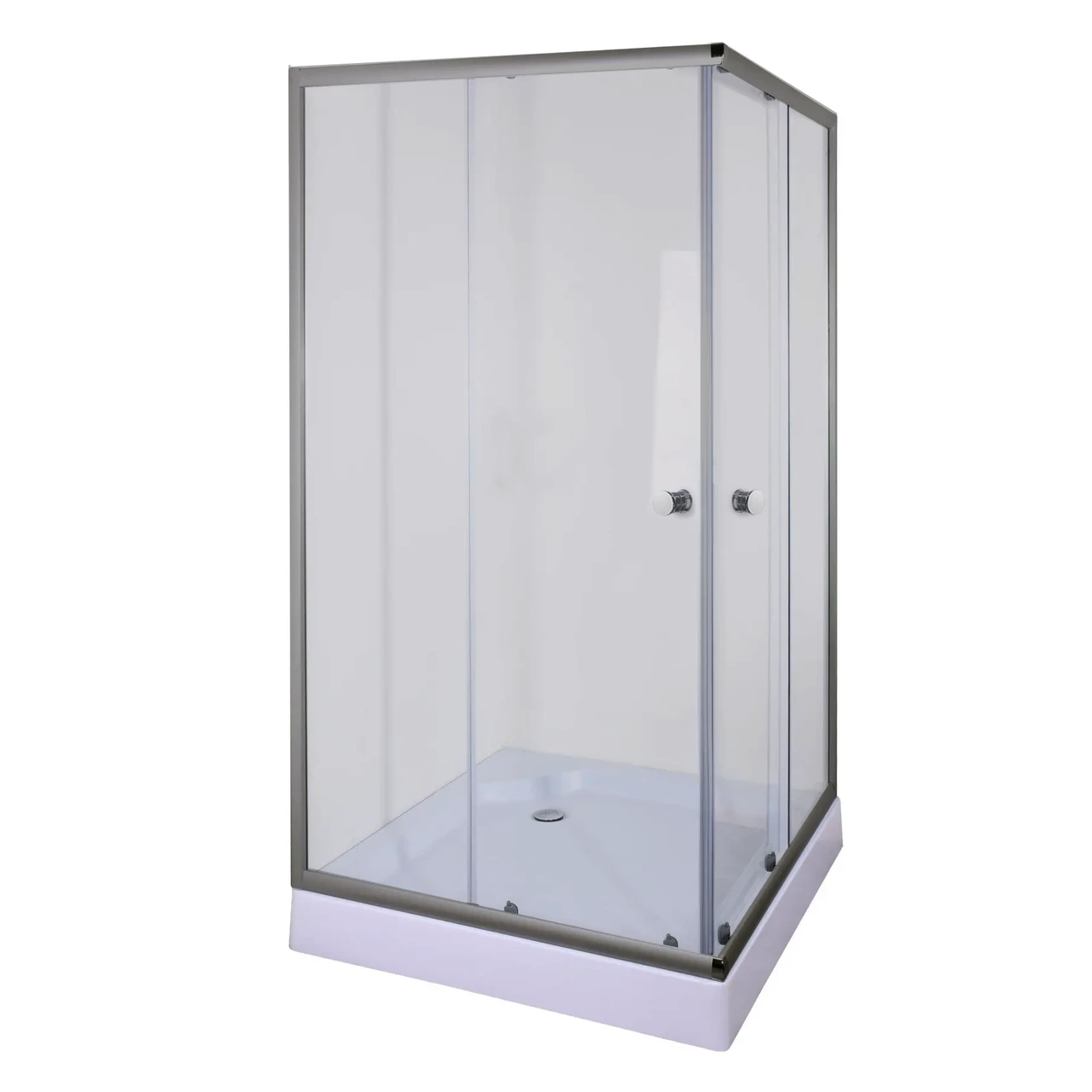Душова кабіна без піддону Mixxus CUBIC SC01-90x90x185-TR GRAPHITE прозоре скло 4мм - Зображення 8