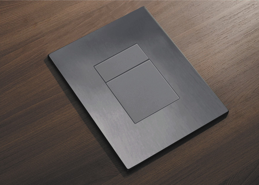 Панель змиву пластикова KOER KT-0607-07 157x198x3mm, кнопка квадратна - Зображення 3