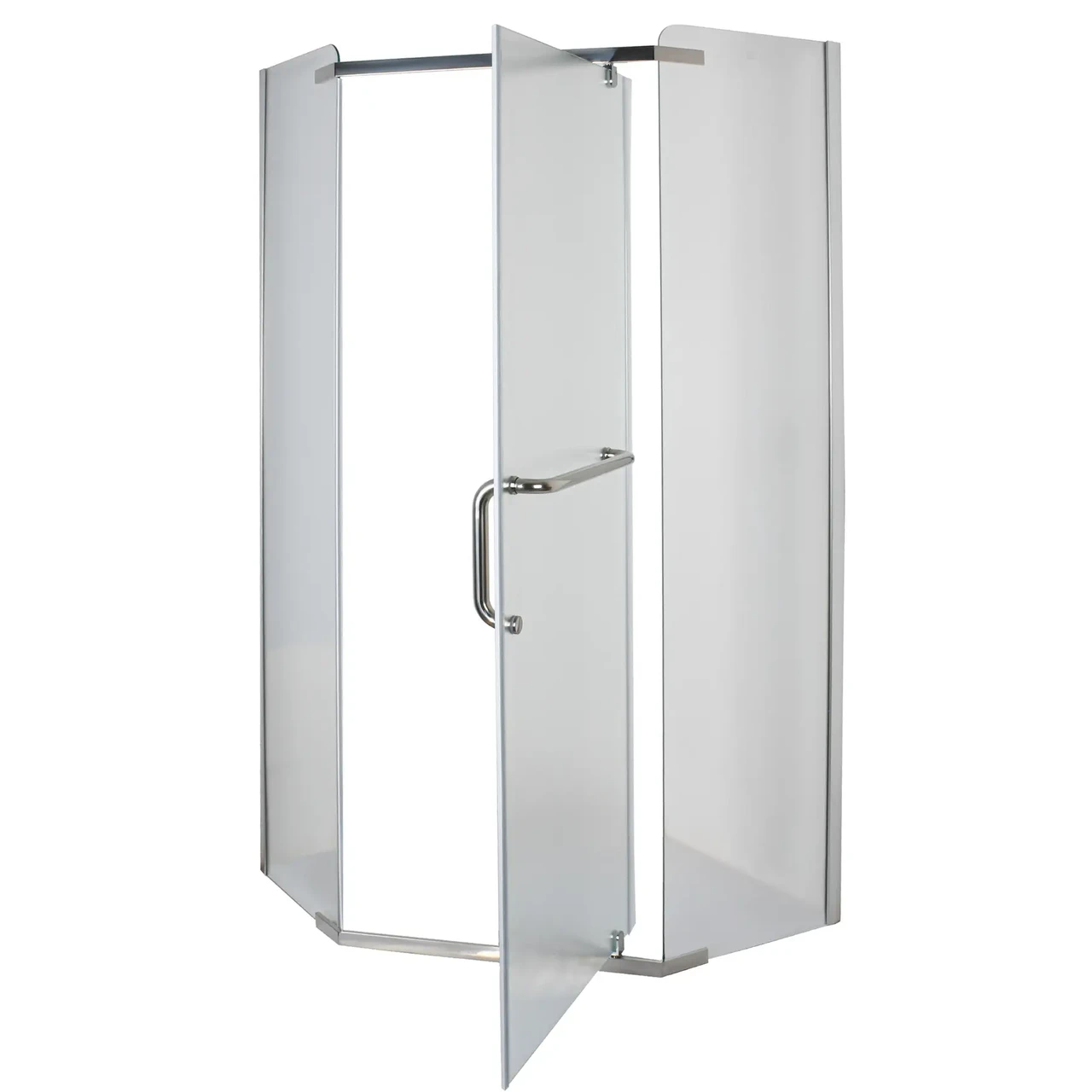 Душова кабіна з низьким піддоном Mixxus LINES SCT01-90x90x198-TR CHROME прозоре скло 6мм - Зображення 3