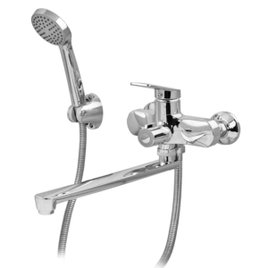 Змішувач для ванни Plamix Lucas-006 EURO SET Chrome