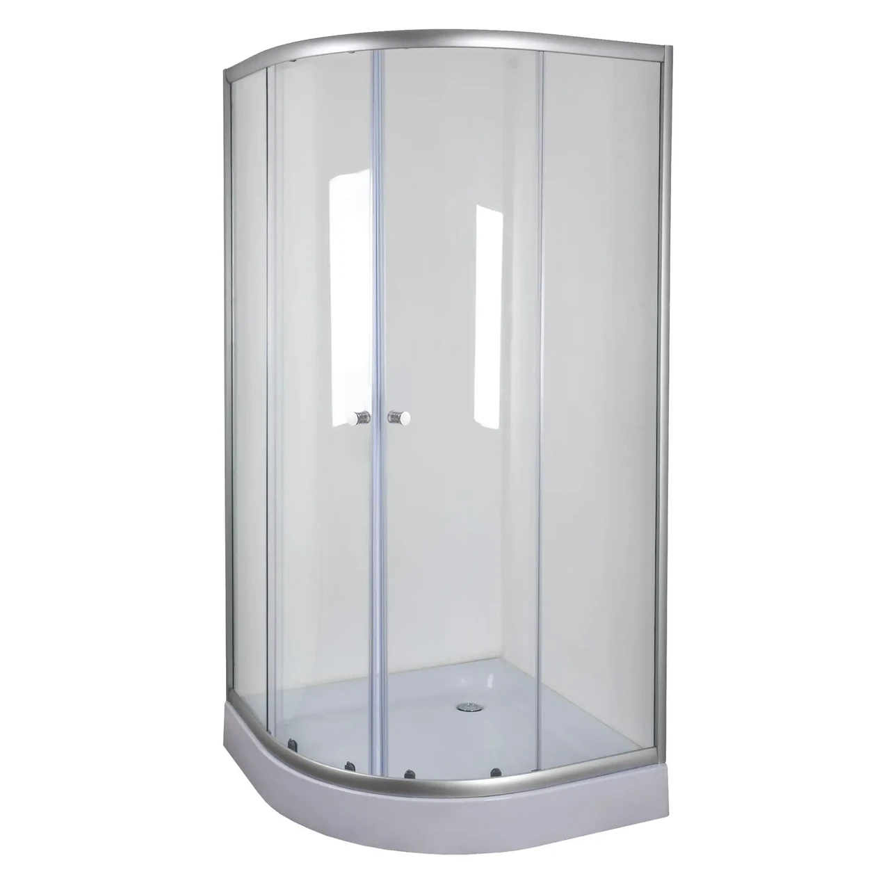 Душова кабіна без піддону Mixxus PLAIN SC01-90x90x185-TR CHROME прозоре скло 4мм - Зображення 6