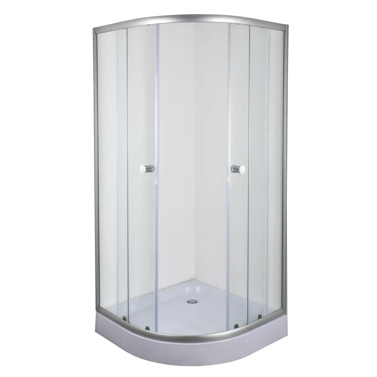 Душова кабіна без піддону Mixxus PLAIN SC01-90x90x185-TR CHROME прозоре скло 4мм - Зображення 8
