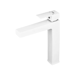 Змішувач для умивальника Plamix Kubus-001 HIGH SET White