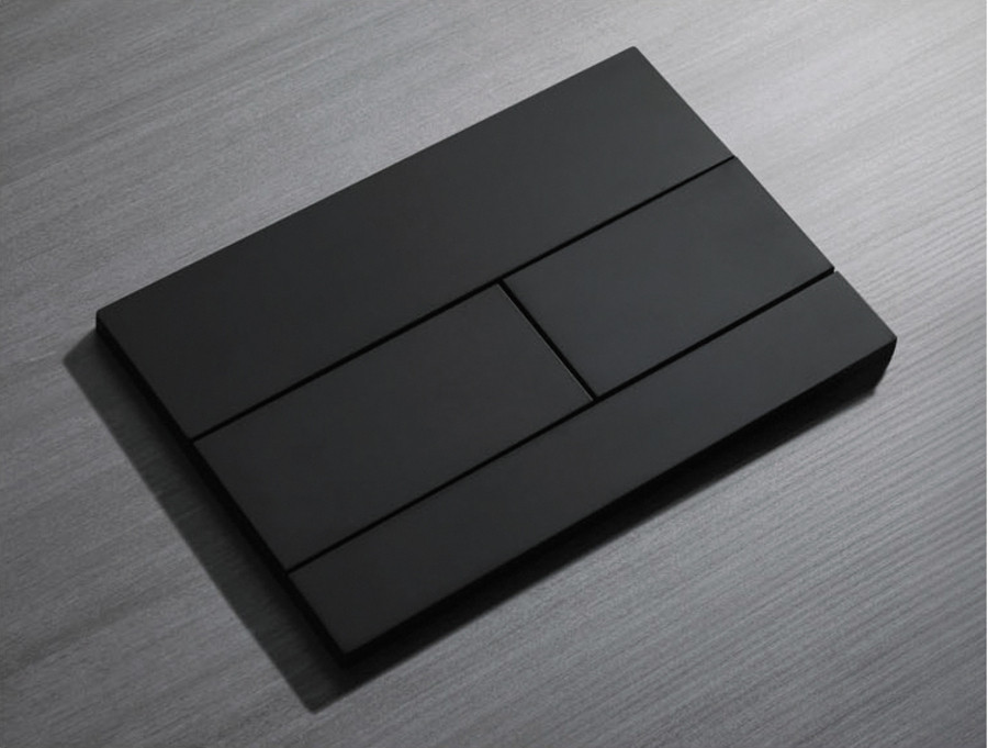 Панель змиву KOER KT-0603-05 240x160x10mm пластикова, кнопка лінійна - Зображення 2