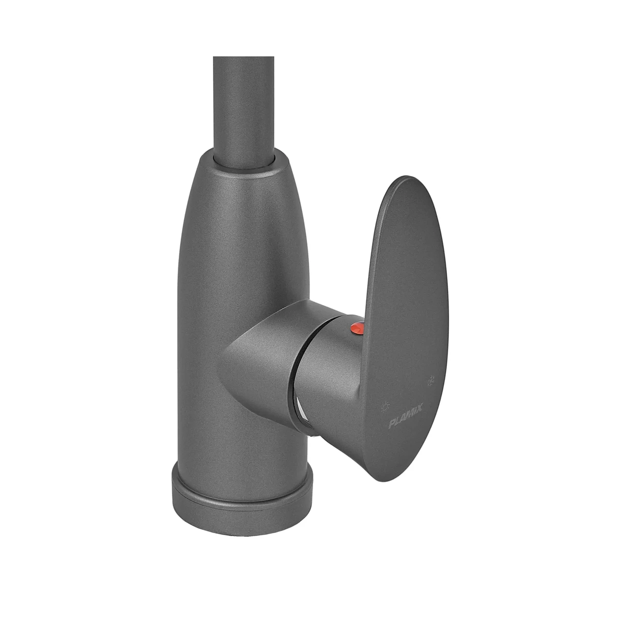 Змішувач для кухні Plamix CEZAR-011-B SET Graphite з підведенням - Зображення 5