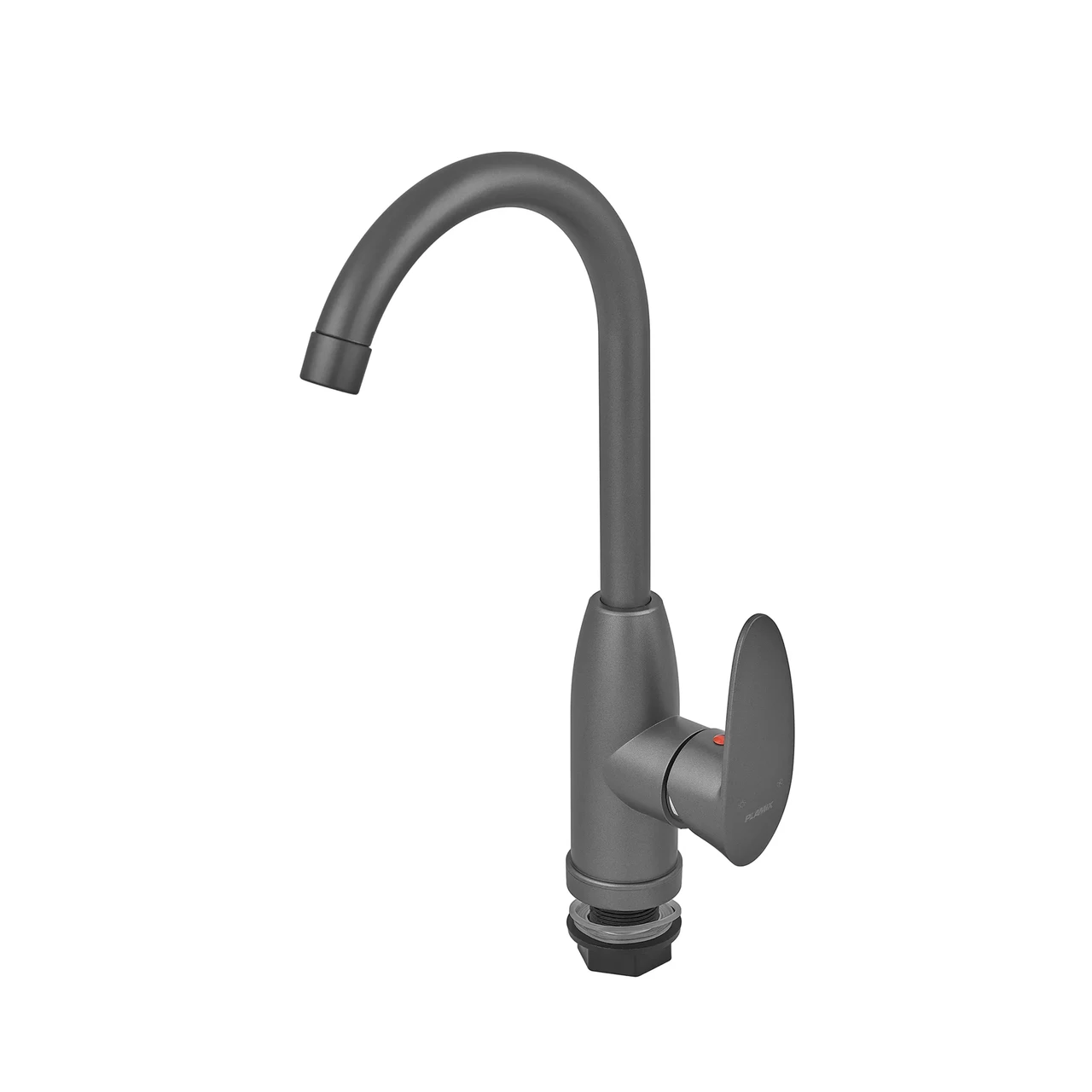 Змішувач для кухні Plamix CEZAR-011-B SET Graphite з підведенням - Зображення 6