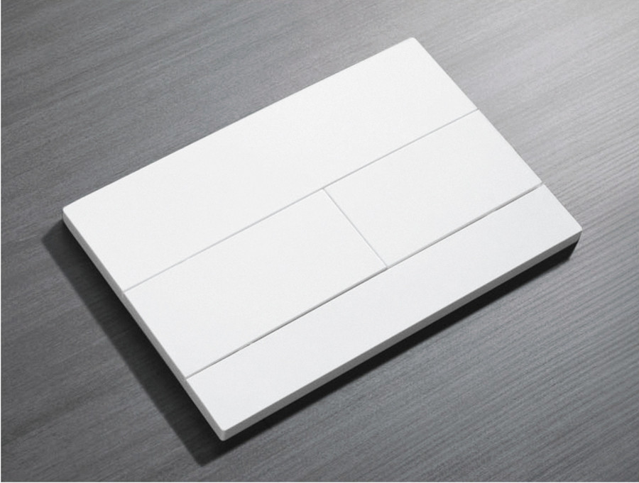 Панель змиву KOER KT-0603-03 240x160x10mm пластикова, кнопка лінійна - Зображення 2