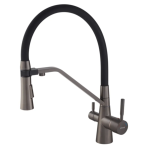 Змішувач для кухні Mixxus Premium Magnet 021 GRAPHITE REFL.BLACK