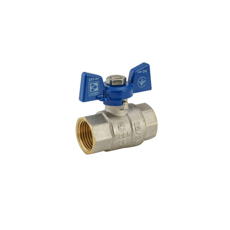 Кран кульовий KOER 1/2" ГГМ синій - Зображення 3
