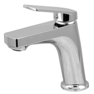 Змішувач для умивальника Plamix Lucas-001 SET Chrome з підведенням