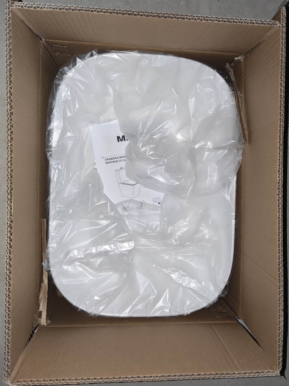 Раковина накладна Mixxus Premium DIVERSE-0112 455×325×135 мм, білий - Зображення 4