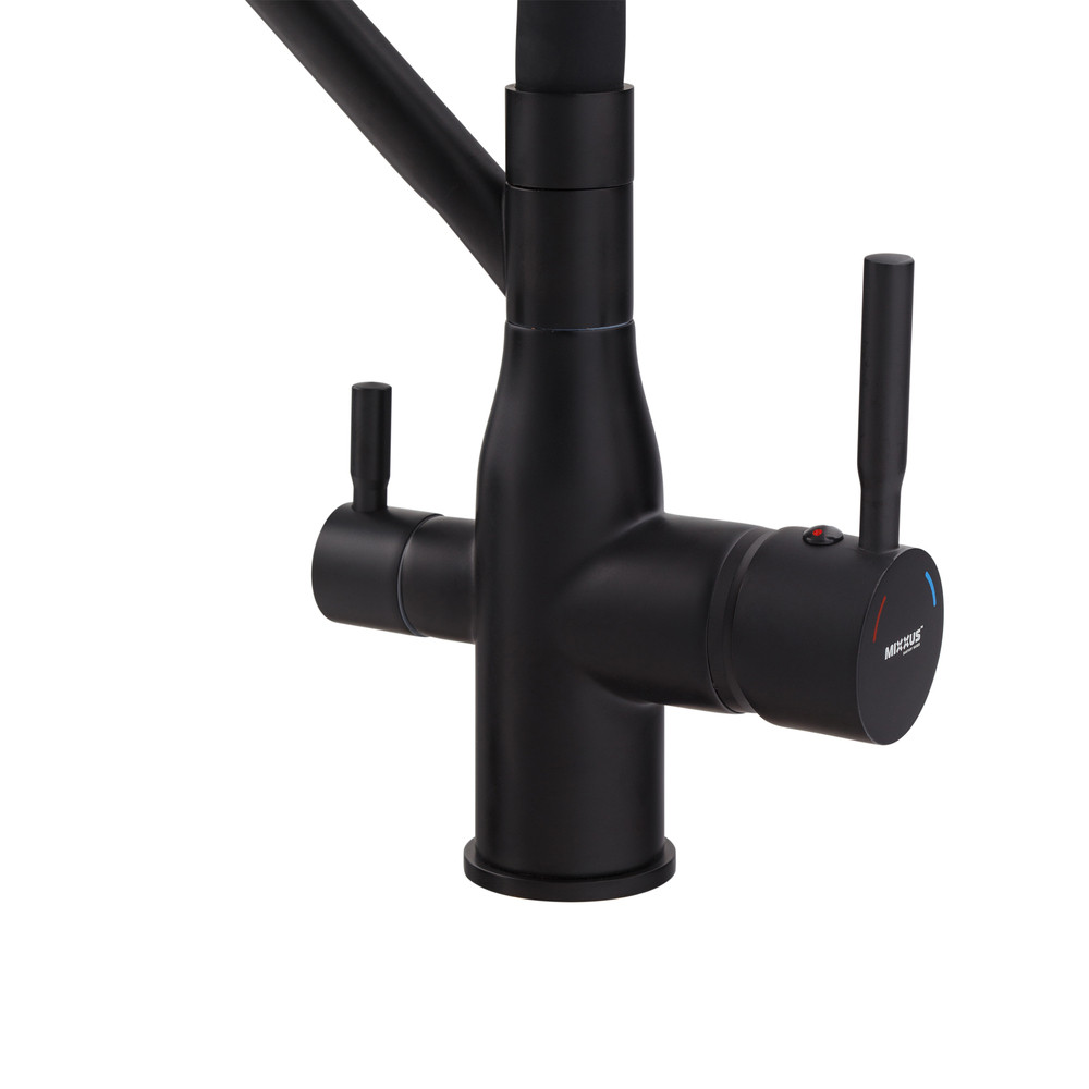 Змішувач для кухні MixxusPremium Gravity 021 BLACK REFL.BLACK - Зображення 6