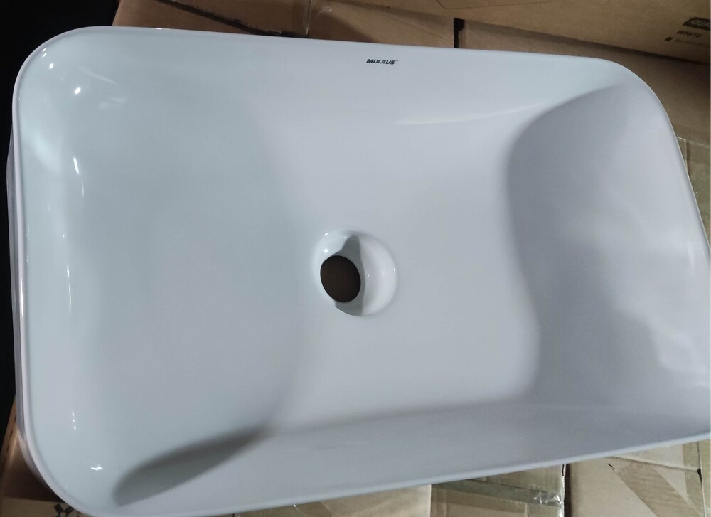 Раковина накладна Mixxus Premium QUADRO-0106 600х355х130mm - Зображення 3