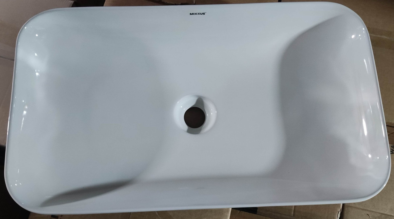 Раковина накладна Mixxus Premium QUADRO-0106 600х355х130mm - Зображення 6